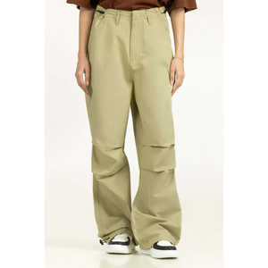 Pantalones Cargo Formales para Mujer WM-NDJ-SS25-006, Transpirables, de Lona, Cintura Media, Manga Larga, Tipo Jogger, de Color - Product Image 2