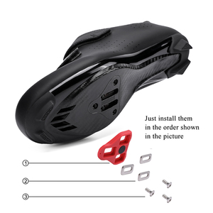 Scarpe da Ciclismo su Strada con Tomaia in Rete Traspirante, Tacchette Delta Pre-Installate, Calzature per Cyclette Indoor, Supporto OEM per Biciclette - Product Image 4