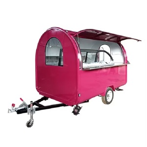 รถมินิสีแดงพร้อมอุปกรณ์ครบครันสำหรับร้านอาหารและเบเกอรี่สภาพใหม่ใช้เป็นไอศครีมรถกาแฟส่วนประกอบแกนมอเตอร์ - Product Image 3