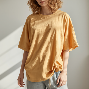 Oversized T-Shirt Loose Fit Cotton Streetwear Short Sleeve Tee with OEM ODM Customization - Product Image 3