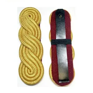 Charreteras bordadas para uniformes clásicos, charreteras de hombro de estilo uniforme con insignia personalizada - Product Image 6