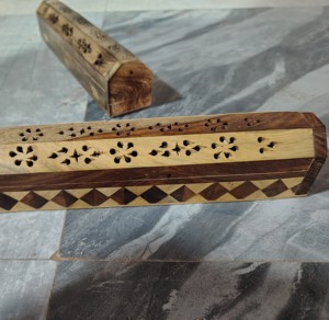 ที่วางธูปอะการ์แบตติธรรมชาติทำด้วยมือแบบพรีเมี่ยมขาตั้งและที่ดักเถ้าช่างฝีมือคุณภาพอินเดียโมเดลราคาโรงงาน NO-12 - Product Image 6