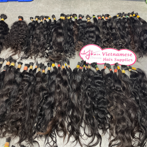 Extensions de cheveux en vrac pour bébé, donneur unique, 100% cuticules alignées, cheveux vierges non traités, fournisseur de cheveux vietnamiens, 70-100g - Product Image 1