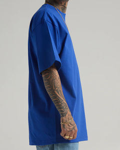 OEM เสื้อทีเชิ้ตทรงหลวมไซส์ใหญ่พิเศษสำหรับผู้หญิงและผู้ชายผ้าคอตตอนสั่งซื้อจำนวนมากสำหรับธุรกิจเสื้อผ้า - Product Image 3