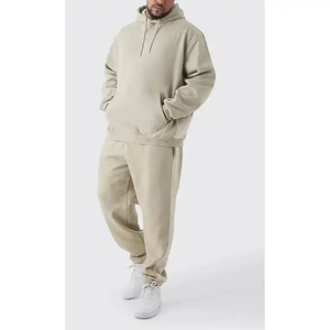 Offre Spéciale hommes rayé solide 2 pièces sweats à capuche costume coupe-vent peau amical sport Gym survêtement survêtement survêtement avec fermeture éclair - Product Image 1