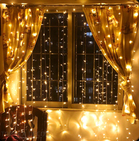PVC-Weihnachtslichtervorhang – Funkelnde Innen- und Außenbeleuchtung für Partys, Hochzeiten und Weihnachten im Heimgebrauch