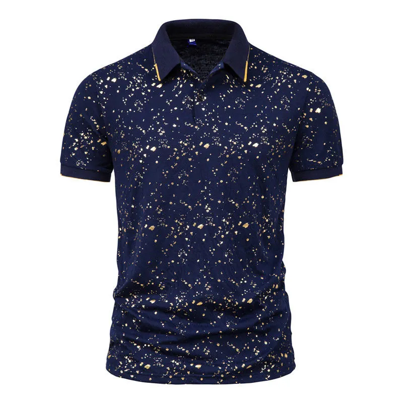 Fashion Brand Short Sleeve Polo Shirts 2023 Summer Wear New Design Men's Casual Cotton Polo Shirts