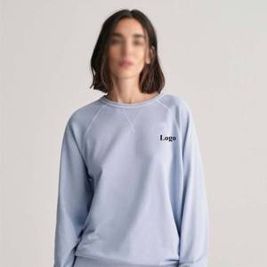 Servicio OEM personalizado de gran tamaño cuello redondo invierno pulóver sudaderas con capucha de talla grande mujeres alto transpirable Top tendencias Pakistán - Product Image 2