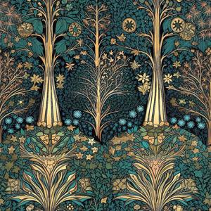 El papel de pared y el tapiz de pared de bosque creativo de gran venta son adecuados para usar en el sofá de la sala de estar, TV, paredes de la sala de estudio - Product Image 3