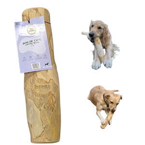 Ecológico café madera masticar mascota masticar juguete Ideal perro tratar para todas las razas - Product Image 1