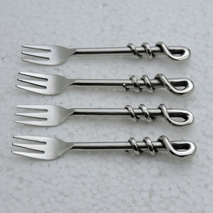 Ensemble de fourchettes en acier inoxydable de 4 pièces design pour le marché international vente à chaud produit de fantaisie design de portails modernes en acier inoxydable - Product Image 3