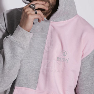 Ropa informal sólida con capucha de invierno Etiqueta privada Último diseño Forro polar de manga larga para hombres Chándal transpirable de secado rápido OEM - Product Image 5