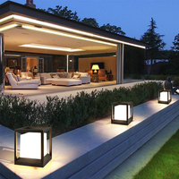 Lampe de paysage extérieure étanche Ip65 pour porte de jardin Lampe de colonne d'éclairage de décoration de haute qualité