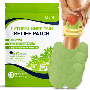 OEM自社ブランドヘルスケア100% 天然中国ハーブ膝関節痛み緩和パッチ膝パッチ - Product Image 1