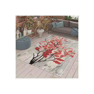 ชุดพรมปูพื้นพิมพ์ลายดิจิทัลต้นไม้ใบไม้สีแดง - Product Image 3