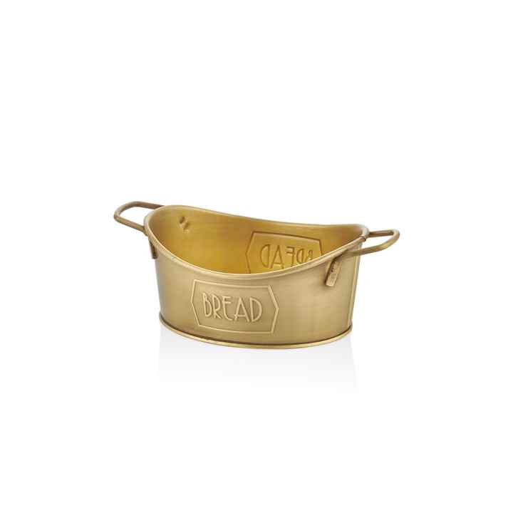 The Mia GLV0622 Bread Service Gold Gondola 23*14 Cm