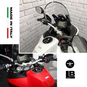 Logo 3D in Gel Personalizzato per Casco Moto e Tappo Serbatoio DUCATI MULTISTRADA 950 Nero - Product Image 2