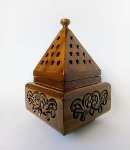 Wholesale Luxury Arabic Style Electric Incense Bakhoor <b>Burner</b> Wood Resin <b>Silver</b> Gold Metal Aromatherapy Diffuser for Home Hotel - Product Image 5