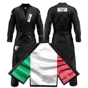 ชุดคิโมโนบราซิลเลียนยิวยิตสู (BJJ) สีดำสำหรับผู้ชาย ทรงปกติ ผ้าฝ้าย 100% ระบายอากาศได้ดี ชุดสำหรับศิลปะการต่อสู้ พิมพ์ลายด้วยความร้อน โลโก้ปรับแต่งได้ - Product Image 6