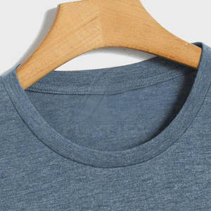 2025 dernière conception hommes décontracté tricoté coton Polyester T-Shirts respirant écologique de haute qualité coupe régulière - Product Image 3