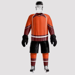 Uniforme de Hockey sobre Hielo con Logotipo Personalizado Cómodo y Disponible en Existencia, 100% Poliéster, Camisetas de Hockey Profesionales para Equipos - Product Image 6
