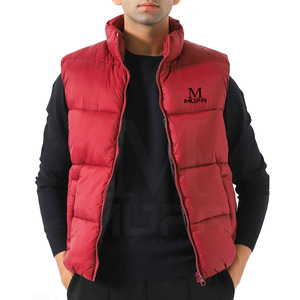 Chaleco Acolchado de Invierno para Hombre al Mejor Precio al por Mayor, Transpirable, de Poliéster/Algodón, Teñido Liso, Color Personalizado, Alta Calidad - Product Image 3
