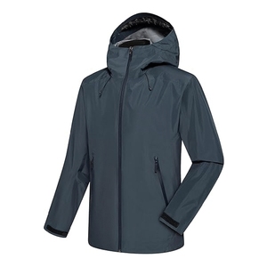Veste en nylon spandex imperméable et légère pour hommes Veste en nylon à fermeture éclair coupe-vent à séchage rapide et respirant - Product Image 6