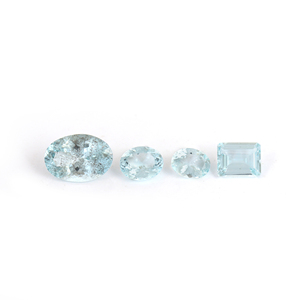 Aigue-marine naturelle, formes variées, taille facetée, pierres précieuses de tailles mixtes pour la fabrication de bijoux, pierres précieuses en vrac, fabricant en gros Gopika - Product Image 1