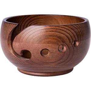 Bols ronds de fil de haute qualité pour tricoter un bol de fil en bois fabriqué à la main disponible à bas prix d'Inde - Product Image 5
