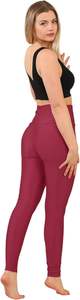 High Waist Athletic Pants Compression Fit Inner Pockets Tummy Control Women's Shiny <b>Leggings</b> <b>Disco</b> Pants Yoga Sports <b>Legging</b> - Product Image 6