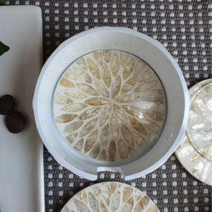 2024 New Design Rattan <b>Drink</b> <b>Coaster</b> Set Contemporary Serving <b>Coaster</b> - Product Image 5