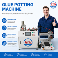 Máquina Automática de Dosificación de Pegamento AB de Dos Componentes, PLC de 3 Ejes, Equipo de Dispensación de Resina Epoxi, PU y Silicona para PCB, LED y Electrónica