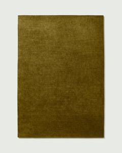 Tapis en laine touffeté à la main en or vert personnalisé peluche douce haute pile 15mm fait à la main moderne animaux de compagnie antidérapant durable tapis de sol pique-nique - Product Image 1