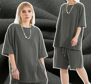 Camisetas de hombre con logotipo personalizado High Street Fashion Loose Fit algodón cuello redondo oscuro Streetwear estilo Hip Hop camiseta para hombres - Product Image 5