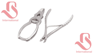 BISONS Lot de 2 pinces orthopédiques manuelles pour la coupe osseuse, instruments chirurgicaux en acier inoxydable pour la chirurgie osseuse - Product Image 2
