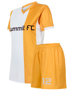 Uniformes de Football Nom Personnalisé Équipe de Football Jersey Design Modèles Ensemble Complet Uniforme de Football par Sublimation - Product Image 2