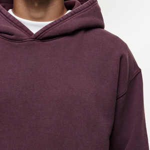 Venta al por mayor 100% algodón 465 GSM Chándal de peso pesado para hombres Pantalones de chándal en blanco lisos hechos a medida y conjunto de 2 piezas con capucha para hombre - Product Image 2