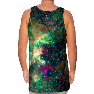 Débardeur pour homme PUFFIN SPORTS à séchage rapide, style streetwear, avec impression numérique, polyester/coton, débardeurs pour homme - Product Image 4