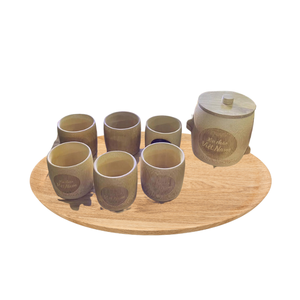 Taza de bebida de bambú y ratán, venta al por mayor, colores personalizados naturales hechos a mano/tamaño, embalaje personalizado, fabricante vietnamita - Product Image 2