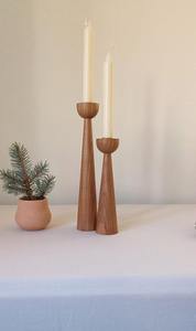 Porte-bougie en bois en forme de pont, best-seller, nouveau design, incrusté de nacre, artisanal, accessoires de décoration intérieure pour Noël - Product Image 2