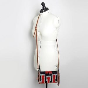 Elegante bolso de cuero azteca bohemio occidental sillín manta bandolera bolso de hombro de alta calidad para mujer - Product Image 3