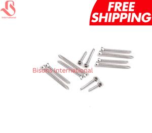 แผ่นกระดูกสแตนเลสแบบตัดได้ตรง ขนาด 2.0 มม. สำหรับสัตวแพทย์ ยี่ห้อ BISONS Wholesale Veterinary |   แผ่นกระดูกสุนัขแบบใช้ซ้ำได้ 30 รู สำหรับกระดูกกะโหลก - Product Image 2