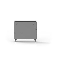 Déshumidificateur mural électrique gris avec réservoir d'eau de 2,2 L et garantie d'un an pour un usage domestique