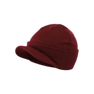 Gorros Unisex de 60 colores con logotipo personalizado bordado tejido sólido Gorro con logotipo personalizado gorro cálido de invierno gorros cálidos de invierno con puños acrílicos - Product Image 3
