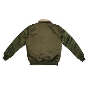 Custom Chenille Embroidery Logo Winter <b>Baseball</b> <b>Bomber</b> <b>Jacket</b> Eco-Friendly Breathable Waterproof Windproof 100% Polyester - Product Image 2