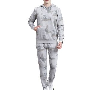 Conjunto Deportivo Informal de Invierno para Hombre, Sudadera con Capucha y Pantalones Deportivos de Alta Calidad, Talla Grande, Transpirable, Antibacteriano, Personalizado - Product Image 1