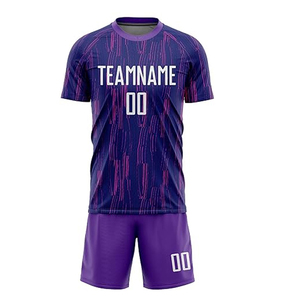 Nuevo diseño de uniforme de fútbol para hombre, conjunto de ropa deportiva para entrenamiento de equipos de fútbol, camiseta y pantalones cortos de Pakistán. - Product Image 3