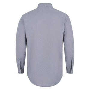 เสื้อเชิ้ตลำลองผ้าปอปลินคอตตอนสีเทาลายดอกไม้100% ปรับแต่งได้คอเสื้อแบบปกติระบายอากาศได้ดีบริการ OEM สำหรับฤดูร้อน - Product Image 6