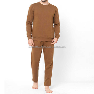 Conjunto de 2 Piezas de Sudadera con Capucha y Pantalones Deportivos Unisex Personalizados al por Mayor OEM ODM Traje Deportivo de Invierno para Hombre - Product Image 1