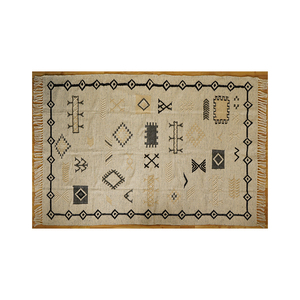 Luxury Modern Handwoven Kilim Rugs New Design Anti-Slip Praying Mats Large Plastic Living Room Bedroom Door Bathroom <b>Kitchen</b> Use - Product Image 1
